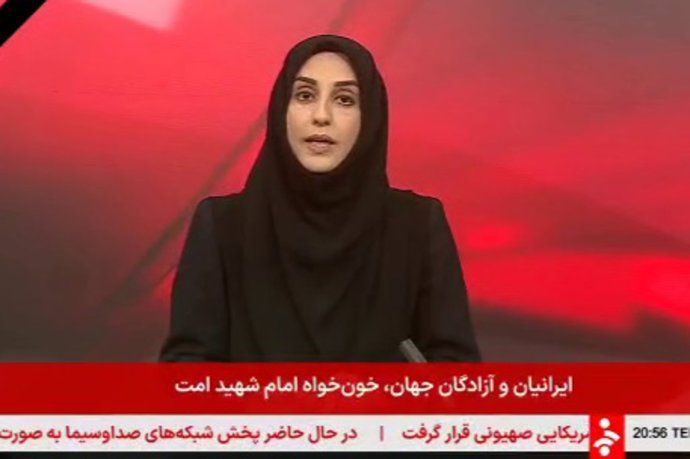 Presentadora de la televisón pública iraní, IRIB