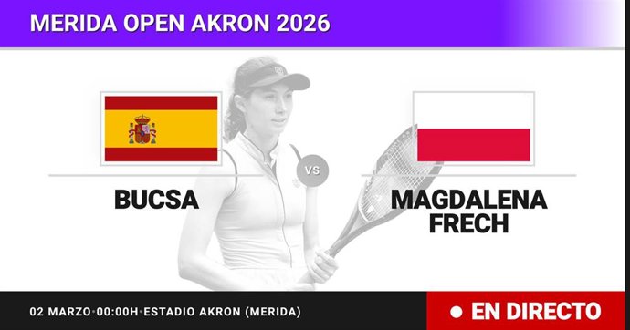 Cristina Bucsa - Magdalena Frech: resumen y estadísticas del partido de Final de Merida Open Akron