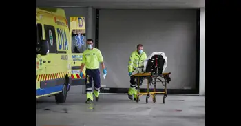 Herido un hombre en silla de ruedas en un atropello en Pamplona