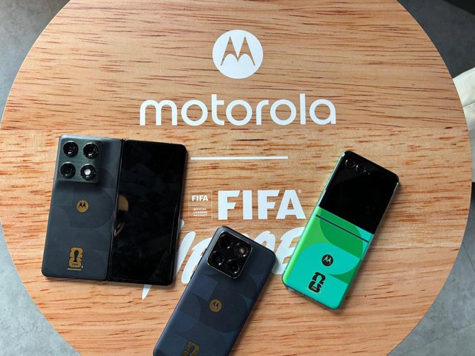 Los nuevos modelos de razr fold y Edge 70 fusion de Motorola con la edición del Mundial 2026.