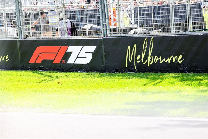 Archivo - F175 Melbourne logo during the Formula 1 Louis Vuitton Australian Grand Prix 2025, 1st round of the 2025 FIA Formula One World Championship from March 14 to 16, 2025 on the Albert Park Grand Prix Circuit, in Melbourne, Australia - Photo Florent 