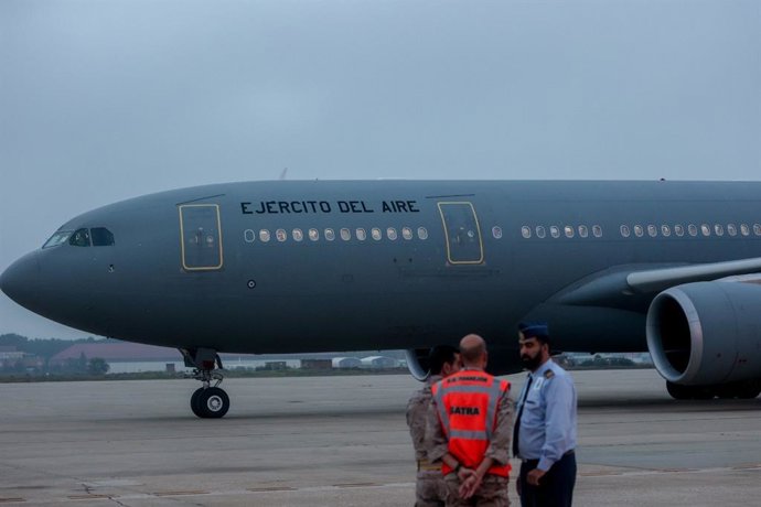 Imagen de archivo de un avión de rescate del Ejército del Aire