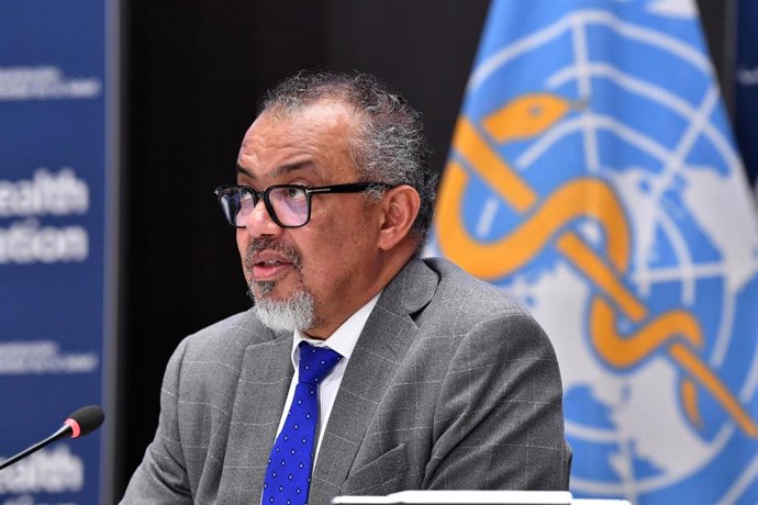 Archivo - El secretario general de la Organización Mundial de la Salud (OMS), Tedros Adhanom Ghebreyesus (archivo)