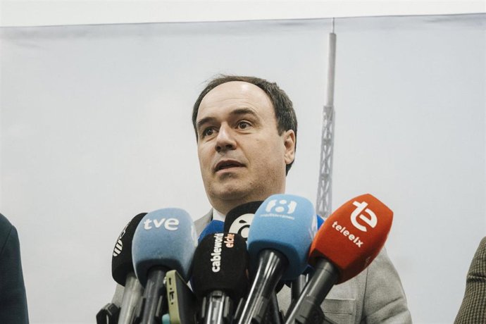 El 'president' de la Generalitat, Juanfran Pérez Llorca, este lunes en Elche (Alicante)