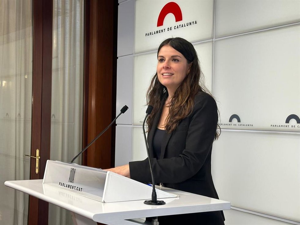 La presidenta de Junts en el Parlament, Mnica Sales