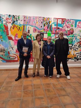Inauguración de la exposición 'Cartografías emocionales sobre el abismo' de Xavi García.