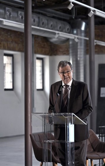 El alcalde de Murcia, José Ballesta, presenta el proyecto cultural y artístico de la Fase 2 de la Cárcel Vieja
