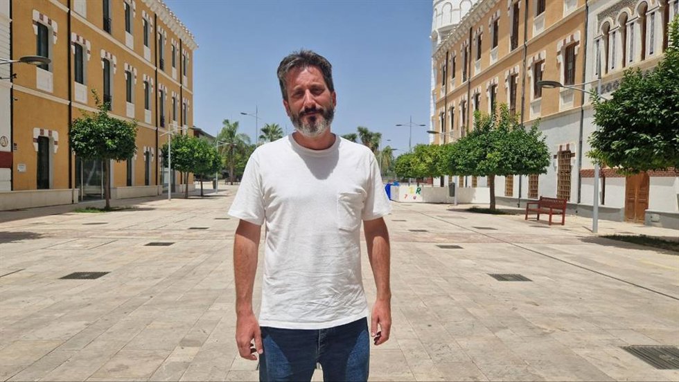 Archivo - El secretario de Comunicación de Podemos en la Región, Víctor Egío