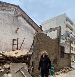 L'Ajuntament elimina l'estrenyiment d'un carrer de Pinedo en derrocar un immoble fora d'alineació