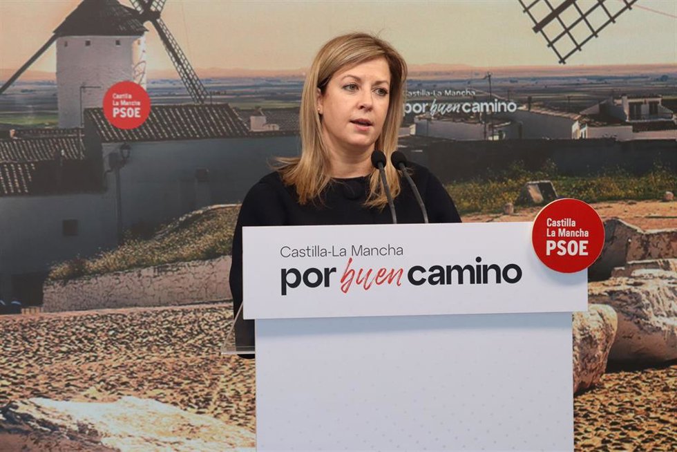 La portavoz del Grupo Socialista en las Cortes de Castilla-La Mancha, Ana Isabel Abengózar