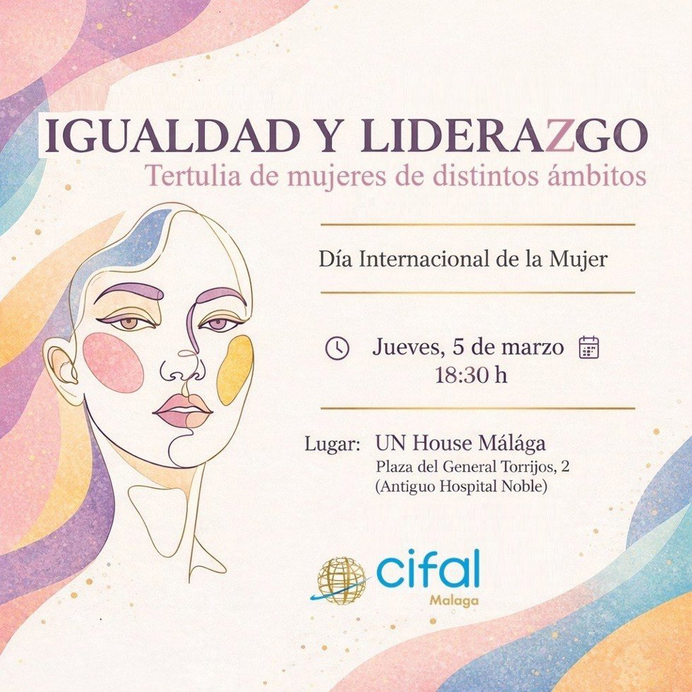 Cifal Málaga celebra el Día de la Mujer con una tertulia sobre igualdad y liderazgo el jueves.
