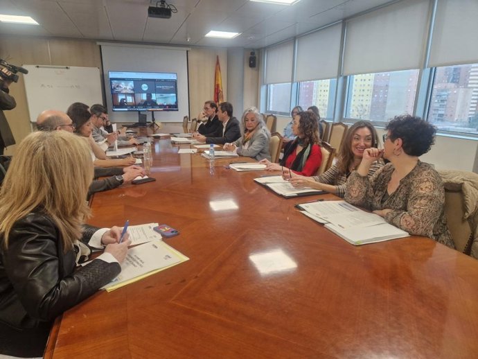 Reunión de la Mesa Técnica de Agresiones del Servicio Aragonés de Salud.