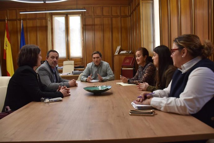 Reunión entre la Diputación y el Colegio de Farmacéuticos.