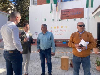 Visita al IES Gandhi.