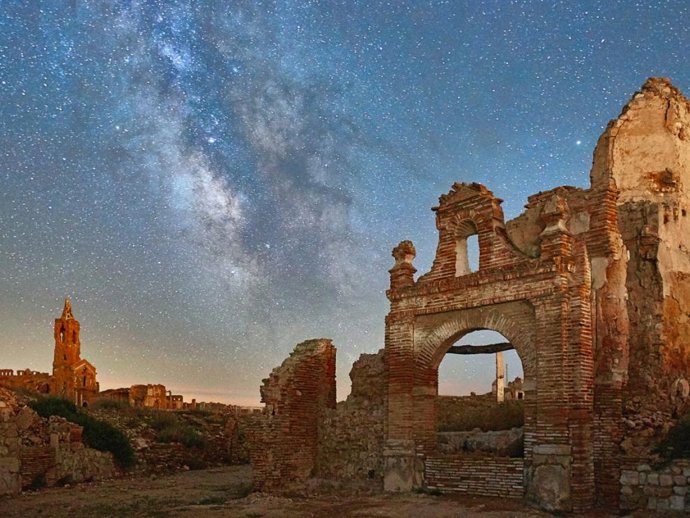 Imagen del pueblo viejo de Belchite.