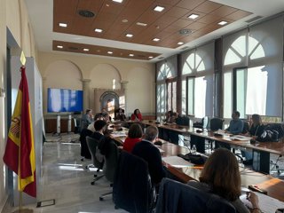 Reunión del Consejo Escolar Provincial de Granada.