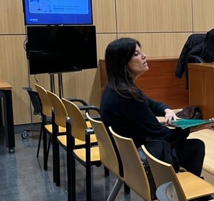 Cristina Seguí en el banc dels acusats