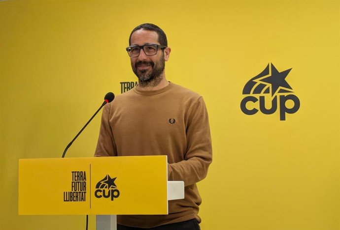 El secretari general de la CUP, Non Casadevall