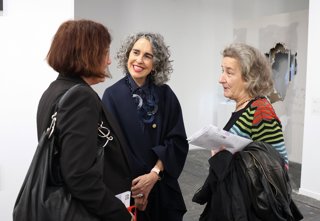 Archivo - Ibone Bengoetxea (erdian) iazko ARCO azokan