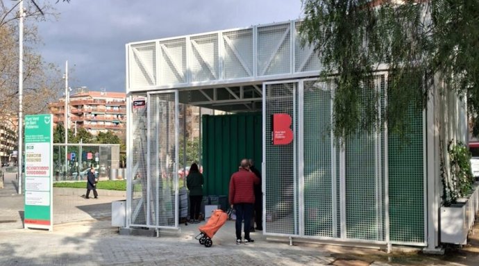 Punt Verd del barri del Poblenou
