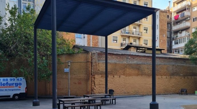 Imagen de los jardines Beatriu Pinós-Milany en Barcelona.