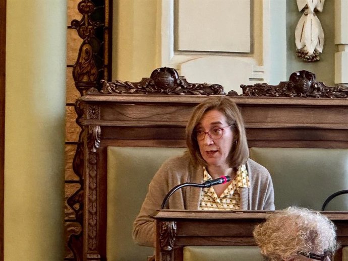 La portavoz del Grupo Municipal Valladolid Toma la Palabra (VTLP) , Rocío Anguita.