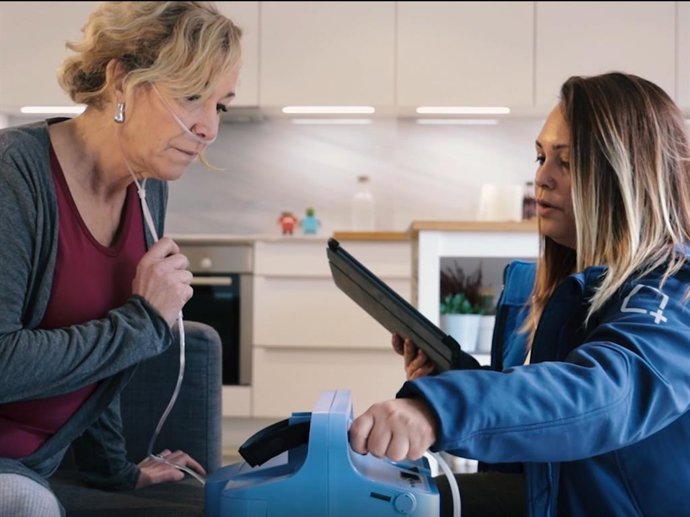 Archivo - Imagen de recurso de una mujer con EPOC.