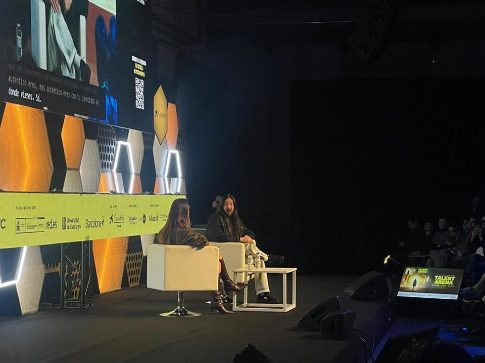 El DJ y productor Steve Aoki este lunes en el Talent Arena 2026.