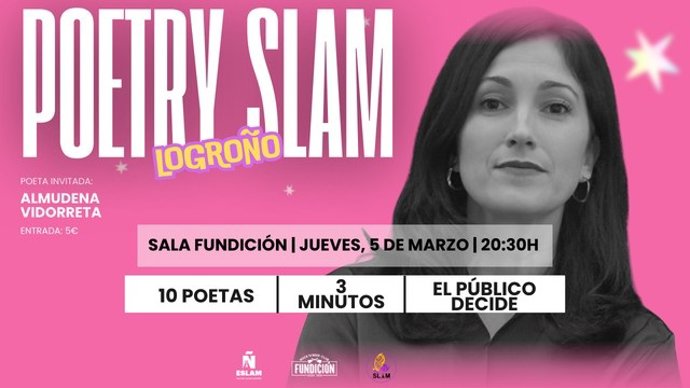 La poesía sube al escenario y el público decide: vuelve el Poetry Slam a Logroño este 5 de marzo