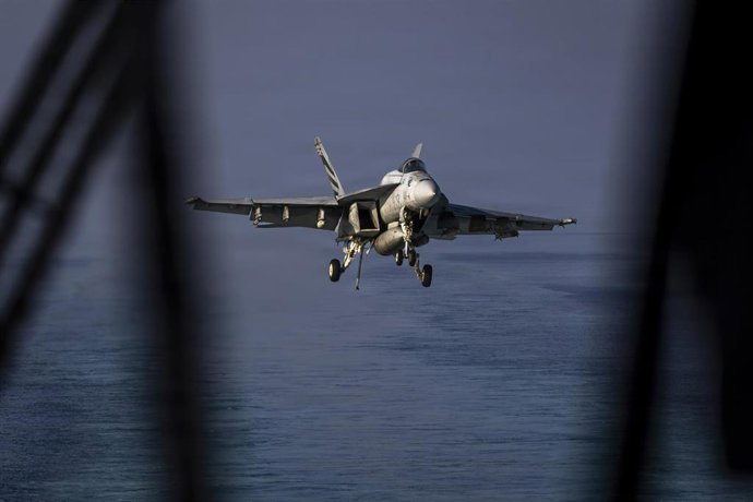 Cazas estadounidenses en el marco de la operación contra Irán