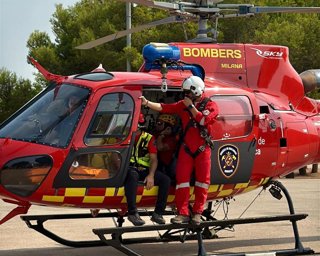 Archivo - Helicóptero Milana de los Bomberos de Mallorca.
