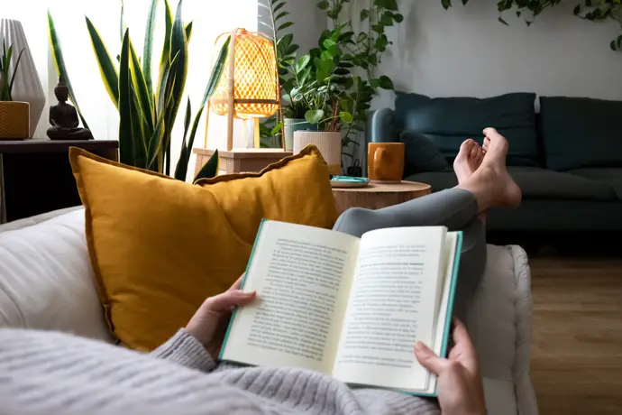 Leyendo un libro