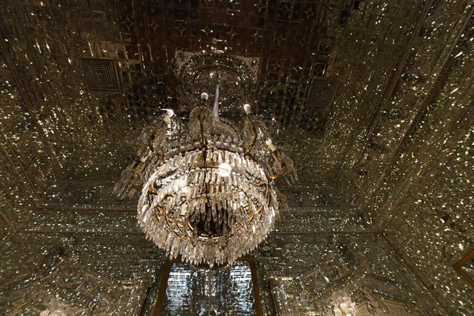 Archivo - Arquivo - TEERÃ, 28 de agosto de 2023 — Esta foto tirada em 27 de agosto de 2023 mostra uma vista interna do Palácio Golestan em Teerã, Irã. O Palácio Golestan é um dos complexos mais antigos de Teerã, originalmente construído durante a dinastia