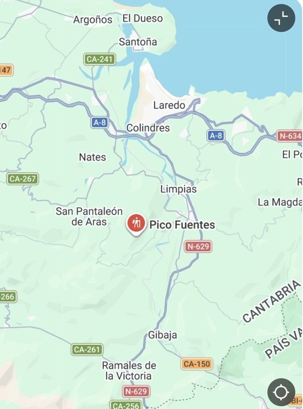 Mapa de la zona