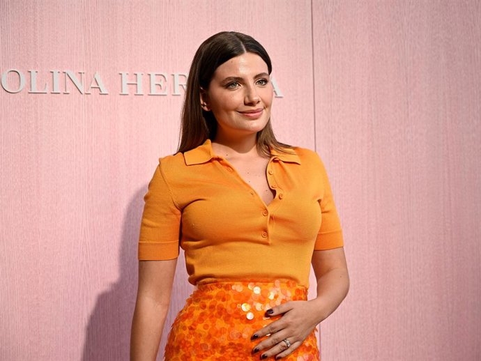 Archivo - Miriam Giovanelli asiste al desfile de Carolina Herrera en la Plaza Mayor para conocer la nueva colección primavera/verano 2026, a 18 de septiembre de 2025, en Madrid (España).