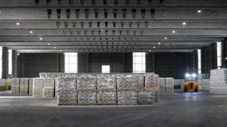 Archivo - Imagen de recurso de una zona de paletizado