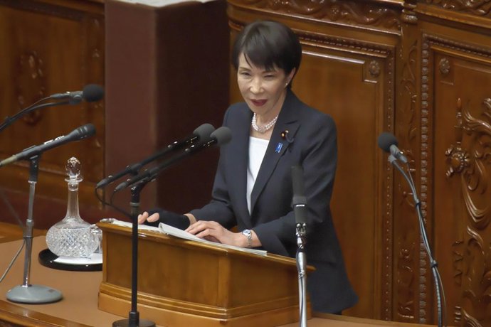 La primera ministra de Japón, Sanae Takaichi.