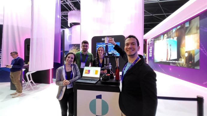 Equipo de Shinephi en el MWC 2026