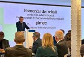 Foto: Nadal (PP) afirma ante Pimec que la propuesta de financiación de Gobierno y ERC no es "razonable"