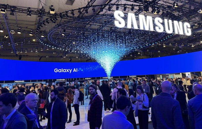 Instalación de Samsung en MWC 2026
