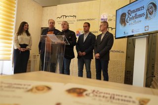 Presnetación del ciclo 'Romances Castellanos de la Pasión' organizado por la Diputación de Segovia.
