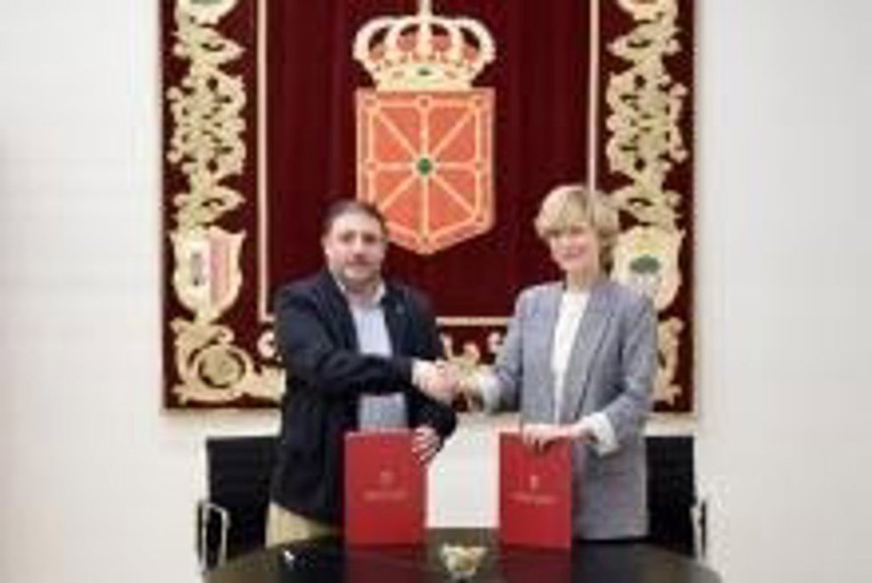 Unai Hualde y María Iraburu.