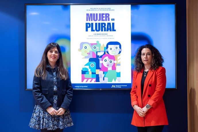 La Diputación de Málaga tiene previsto comenzar este miércoles los actos conmemorativos del 8M con el encuentro 'Mujer en Plural' en el auditorio Edgar Neville, que reunirá a más de 300 mujeres de 72 asociaciones de 45 pueblos malagueños.