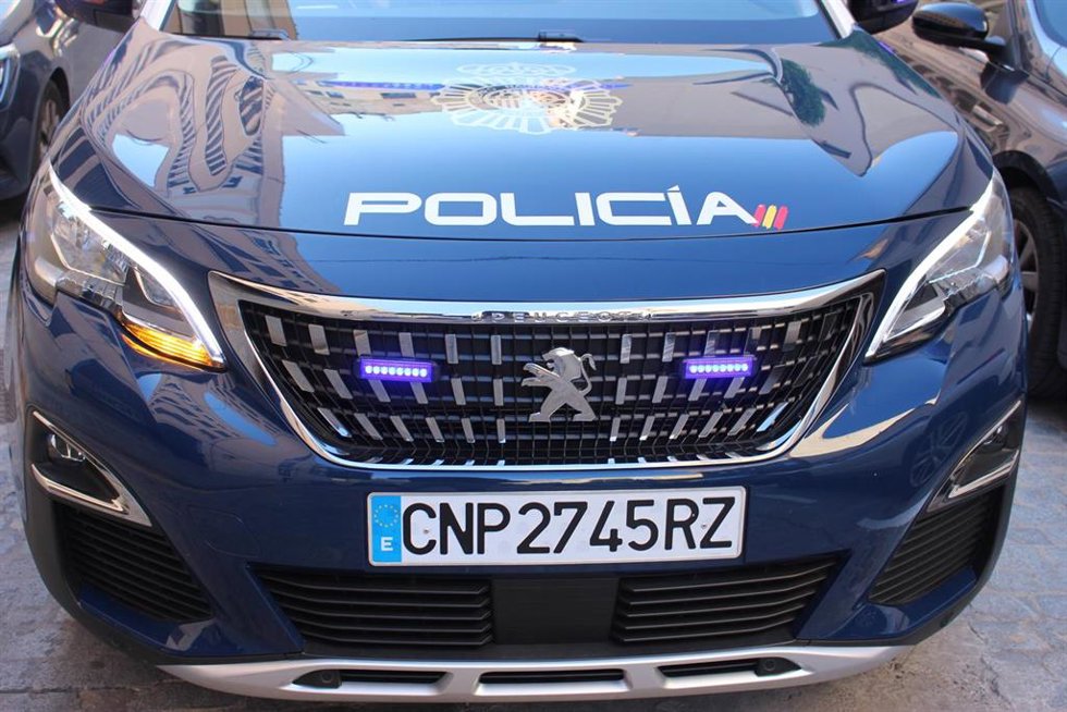 Coche de Policía en imagen de archivo