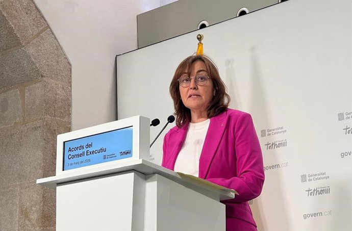 La consellera de Territori, Habitatge i Transició Ecològica i portaveu del Govern, Sílvia Paneque
