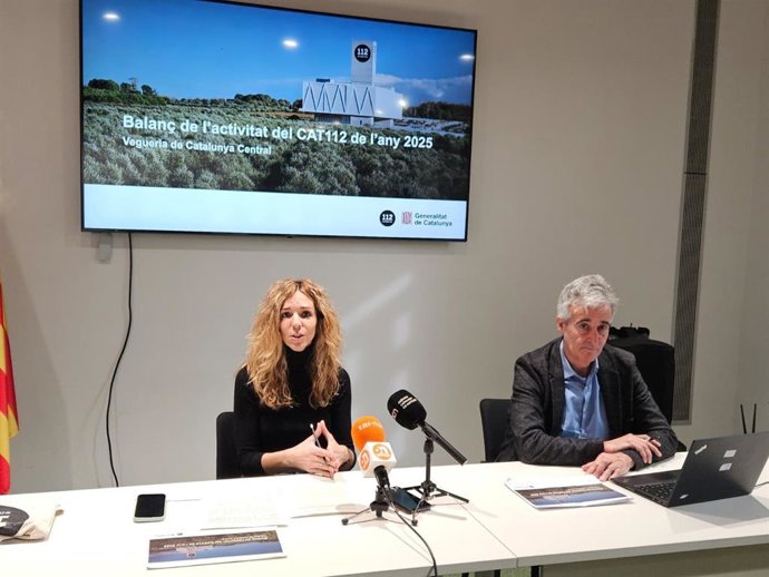 La presentació de les dades a la Delegació del Govern a Manresa (Barcelona)