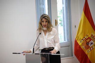 La vicepresidenta segunda y ministra de Trabajo y Economía Social, Yolanda Díaz, 