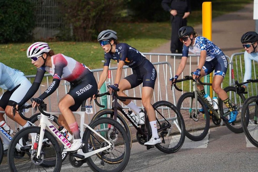 La selección española femenina de carretera.