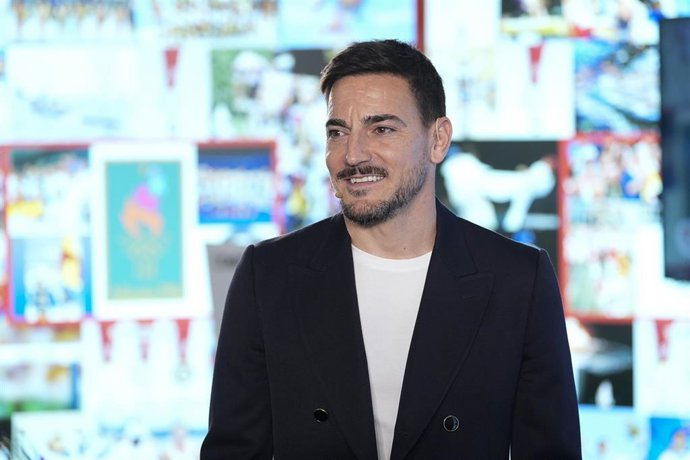 El ex karateka español Damian Quintero durante el acto de homenaje del COE a su carrera deportiva.