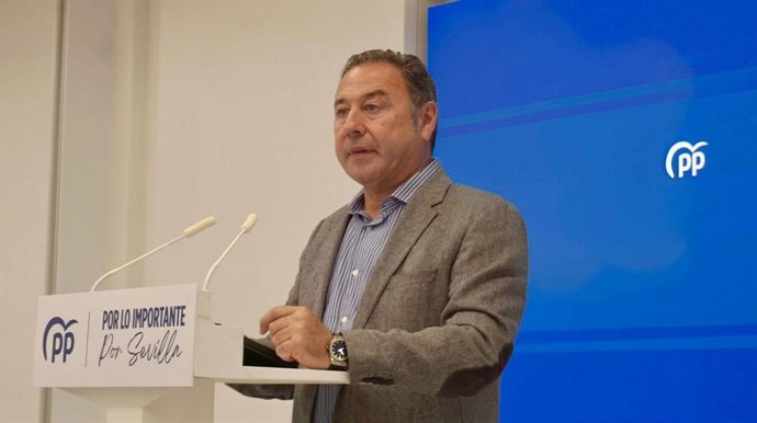 El presidente del PP de Sevilla, Ricardo Sánchez. Imagen de archivo.